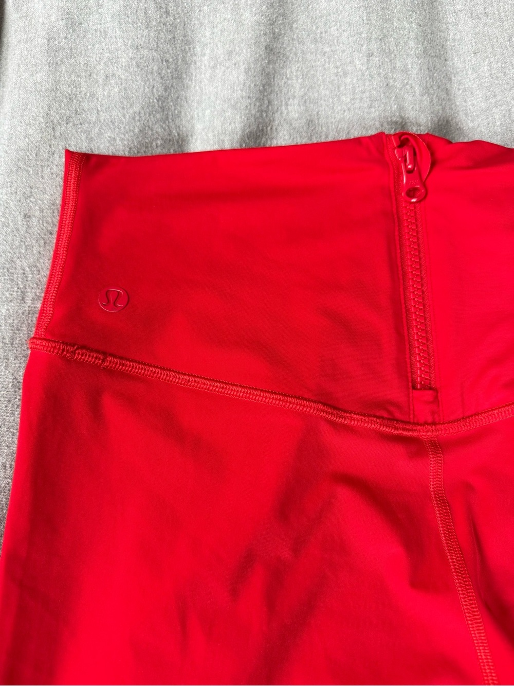 lululemon athletica High-Rise Bright Red Bike Shorts - Picture 7 of 11